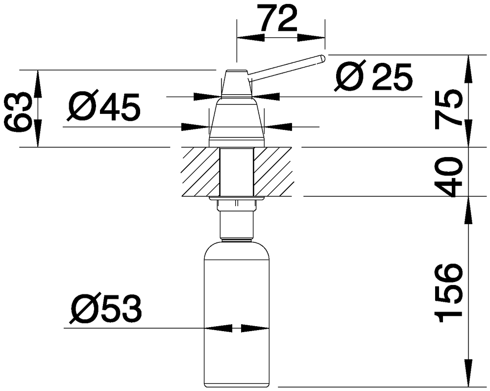 Схема с размерами