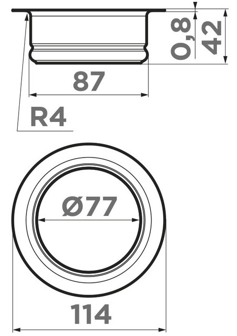 Схема с размерами