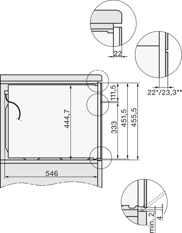 Схема с размерами
