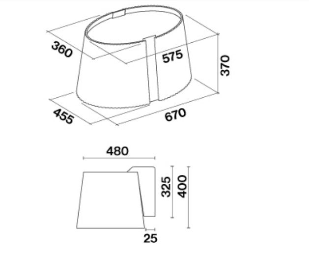 Схема с размерами
