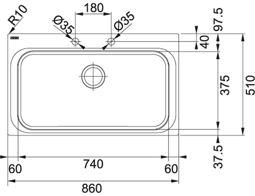 Схема с размерами
