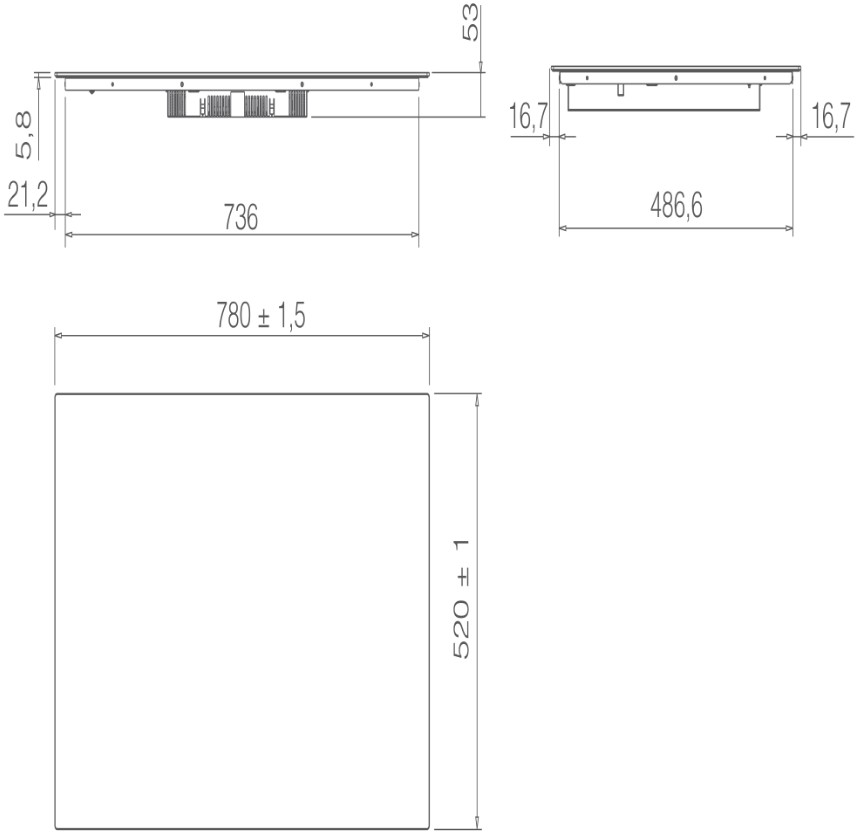 Схема с размерами