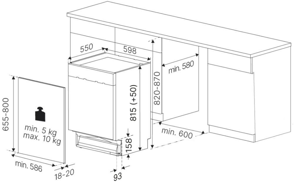 Схема с размерами