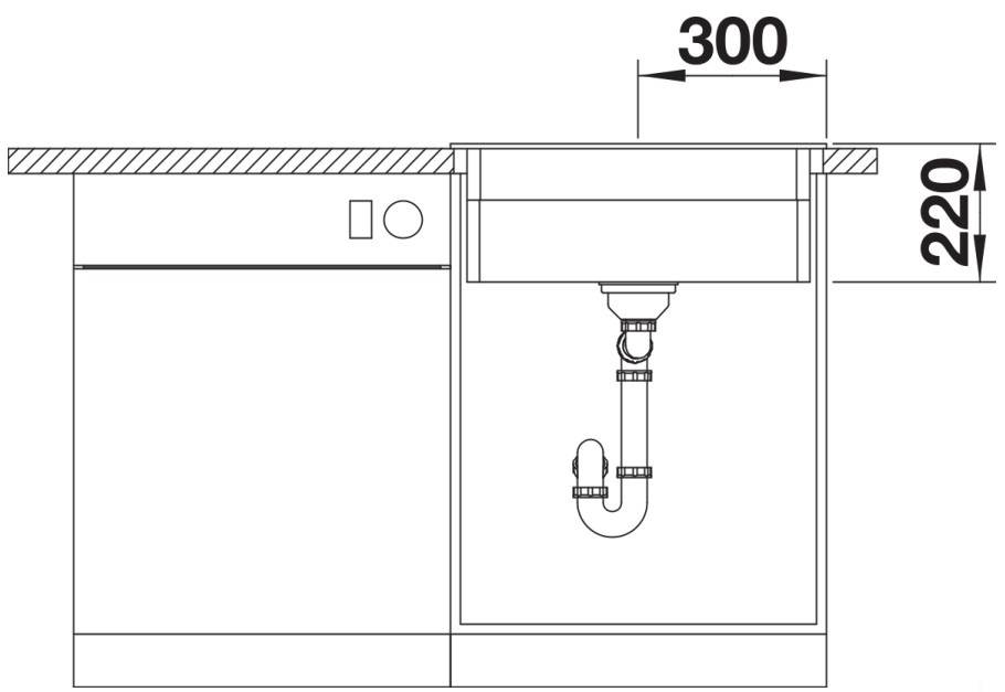 Схема встраивания с размерами (4) Схема встраивания с размерами (4)