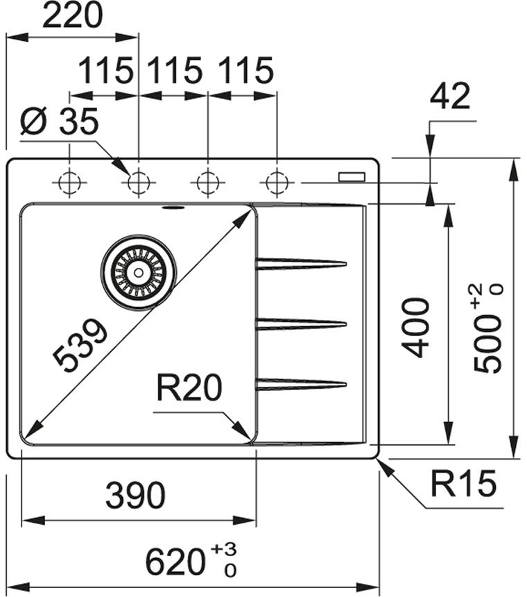 Схема с размерами