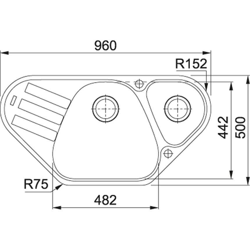 Схема с размерами