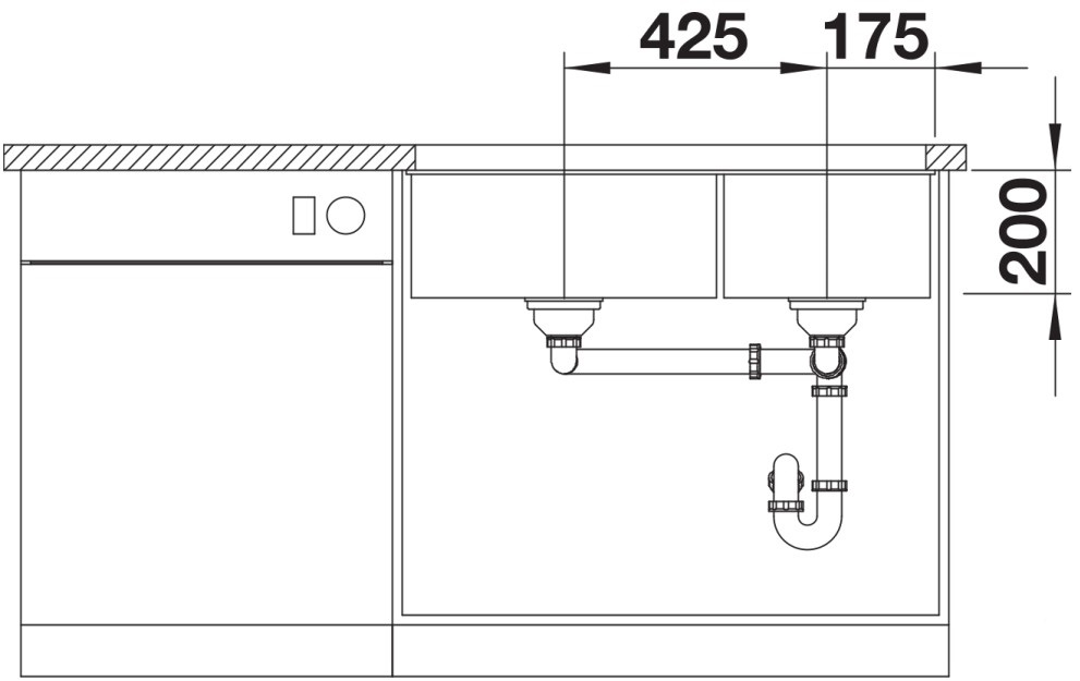 Схема встраивания с размерами (4) Схема встраивания с размерами (4)