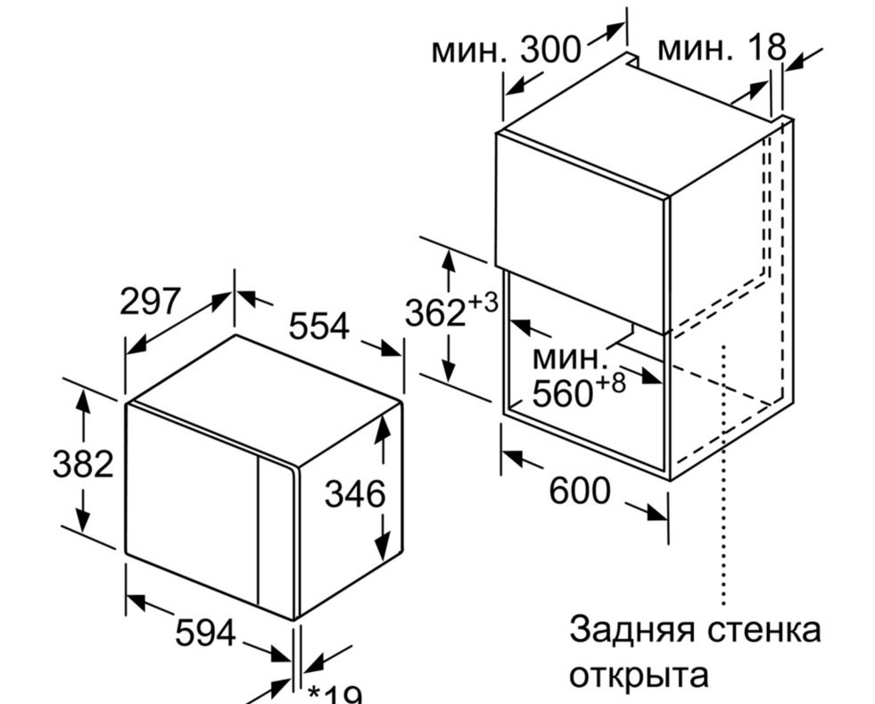 Обзор микроволновой печи Bosch BFL524MB0
