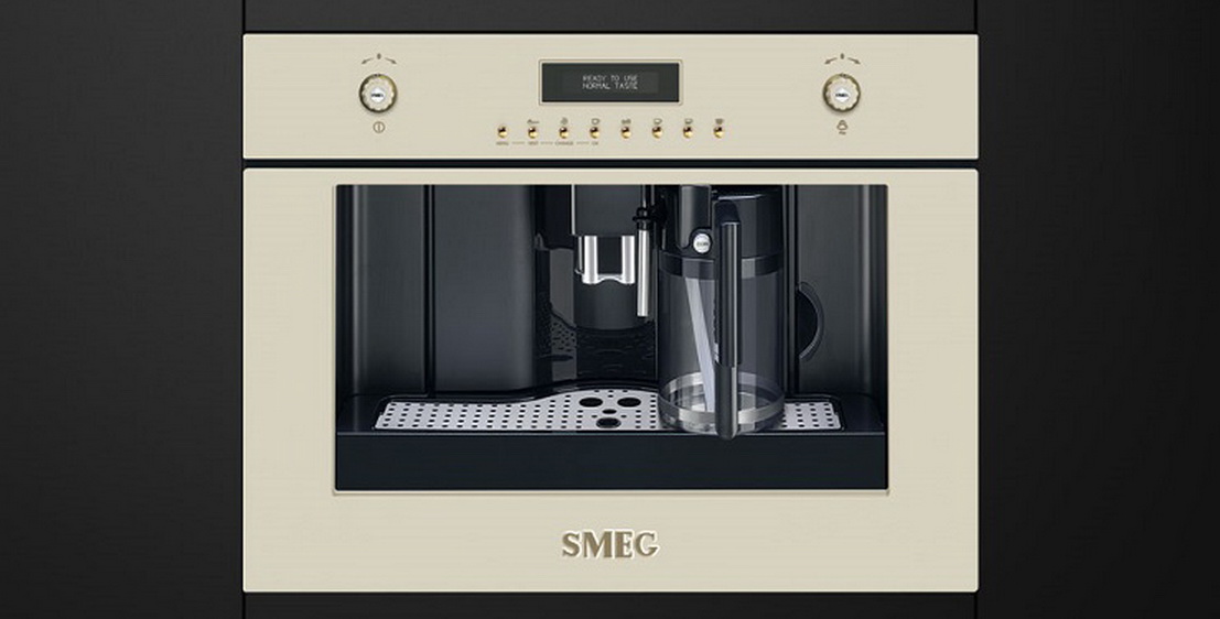 Кофемашины smeg глубиной более 40 см  Кофемашины smeg глубиной более 40 см