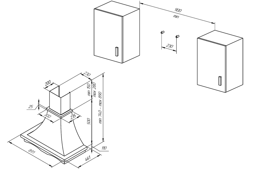 Как установить вытяжку Kuppersberg Как установить вытяжку Kuppersberg