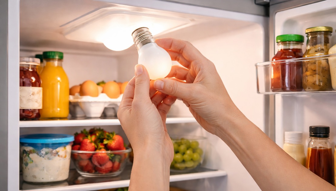 Как заменить лампочку в холодильнике Liebherr