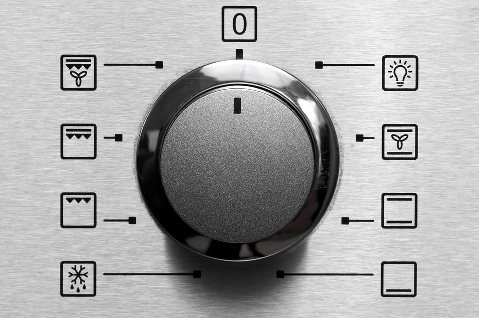 Значки на духовом шкафу