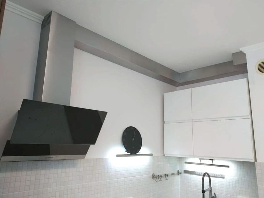 Как установить вытяжку