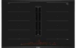Индукционная варочная панель с интегрированной вытяжкой BOSCH PXX875D67E фото