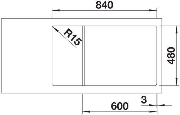 Мойка BLANCO LEGRA XL 6 S Silgranit черный (фото 5) Мойка BLANCO LEGRA XL 6 S Silgranit черный (preview 5)