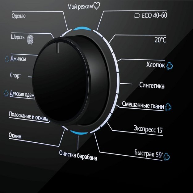 Стиральная машина Maunfeld MFWM1410STSL03 (фото 7) Стиральная машина Maunfeld MFWM1410STSL03 (preview 7)