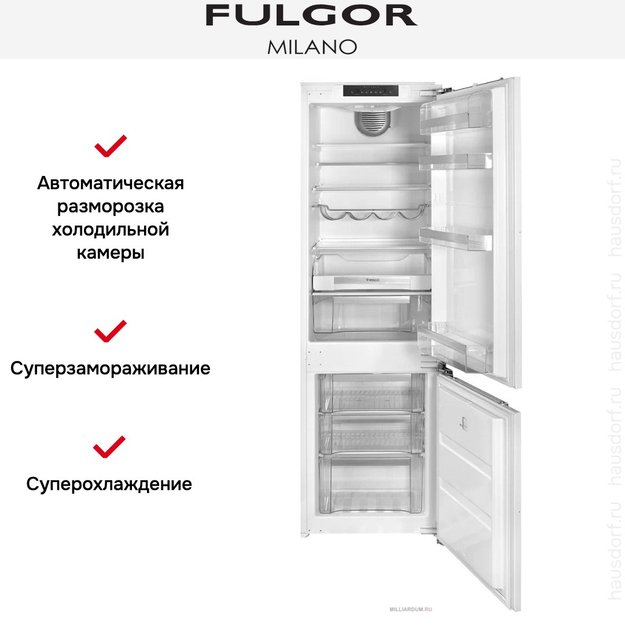 Встраиваемый холодильник Fulgor Milano FBC 352 NF ED (фото 4) Встраиваемый холодильник Fulgor Milano FBC 352 NF ED (preview 4)