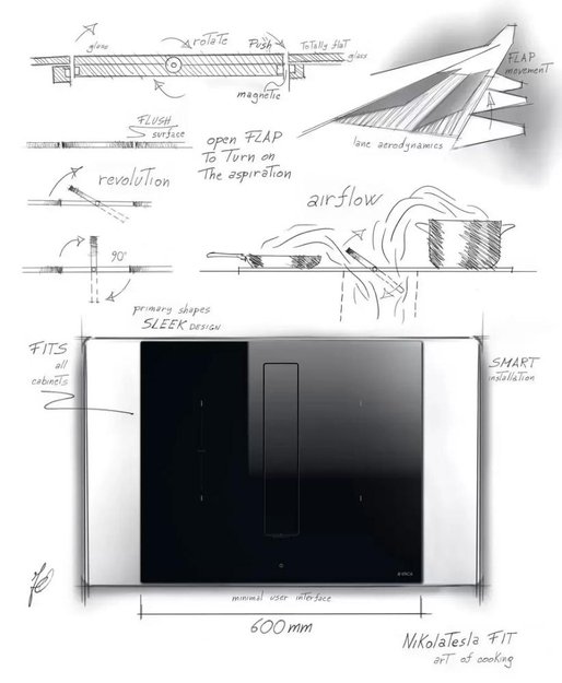 Варочная панель с вытяжкой Elica NIKOLATESLA FIT BL/A/60 (фото 6) Варочная панель с вытяжкой Elica NIKOLATESLA FIT BL/A/60 (preview 6)