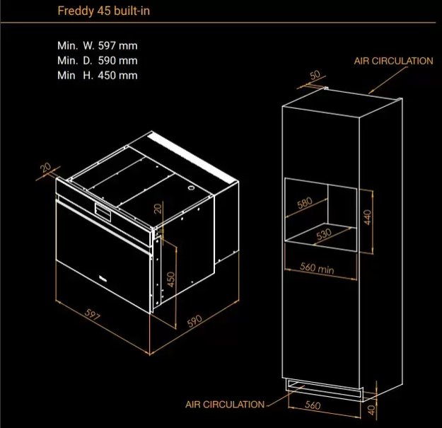 Шкаф шоковой заморозки Irinox Freddy 45 HF452350027 (нержавеющая сталь/анодированная сталь) (фото 11) Шкаф шоковой заморозки Irinox Freddy 45 HF452350027 (нержавеющая сталь/анодированная сталь) (preview 11)
