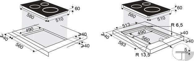 Индукционная варочная панель Brandt BPI2638UB (preview 4)
