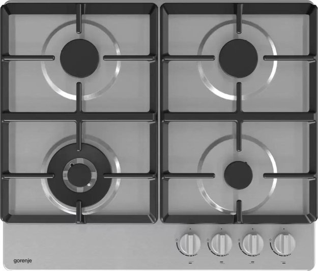 Независимая газовая варочная панель Gorenje GW641XHF (фото 2) Независимая газовая варочная панель Gorenje GW641XHF (preview 2)