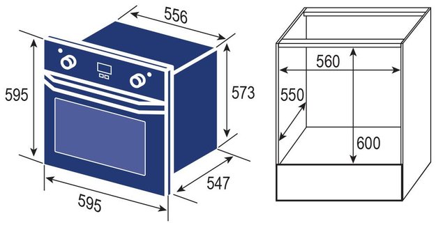 Духовой шкаф электрический Zigmund Shtain E 149 W (preview 2)
