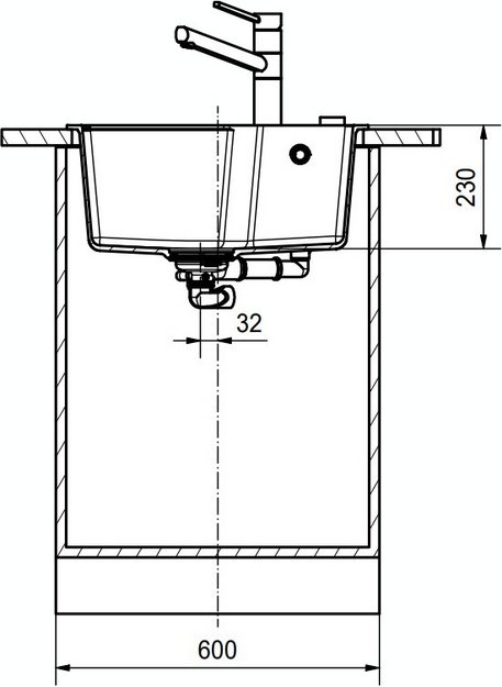 Мойка Franke UBG 610-50 миндаль (preview 3)