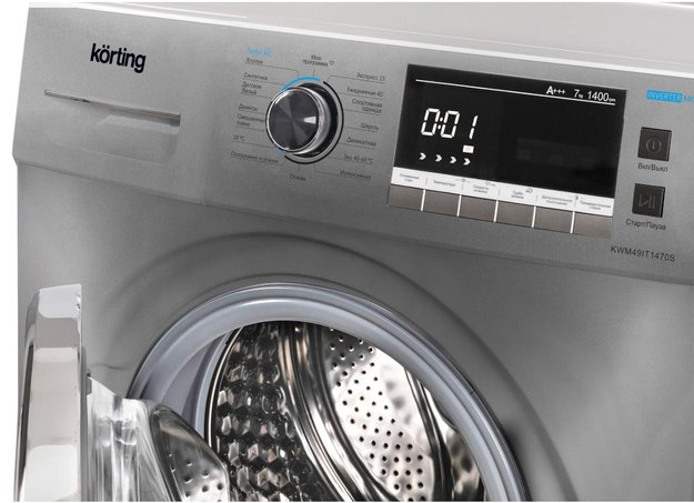 Отдельностоящая стиральная машина Korting KWM 49IT1470 S (preview 3)