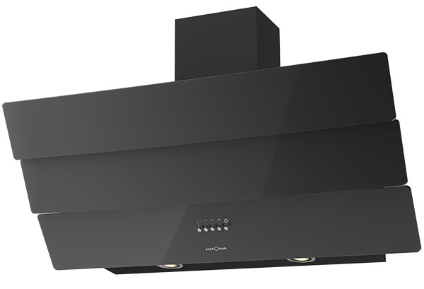 Вытяжка KRONA INGA 900 black push button (preview 1)