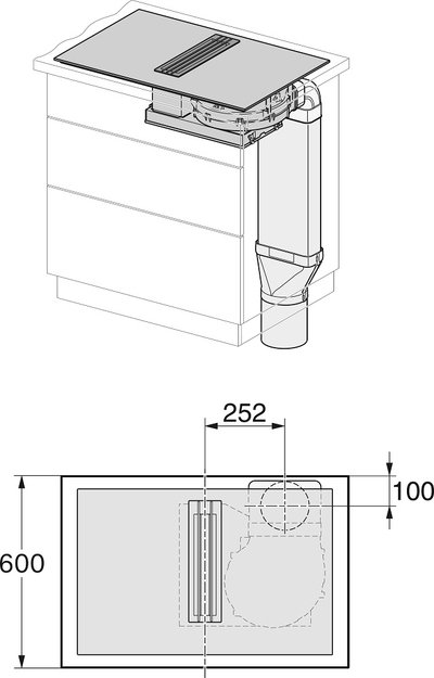 Индукционная варочная панель с вытяжкой Miele KMDA 7634 FR (фото 4) Индукционная варочная панель с вытяжкой Miele KMDA 7634 FR (preview 4)