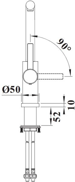 Смеситель Blanco Lanora-F 526179 нержавеющая сталь (фото 4) Смеситель Blanco Lanora-F 526179 нержавеющая сталь (preview 4)