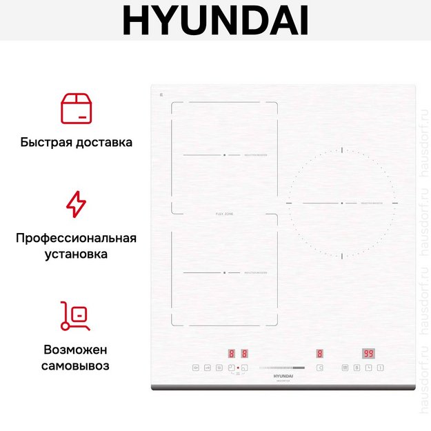 Индукционная варочная панель Hyundai HHI 4771 WG (preview 7)