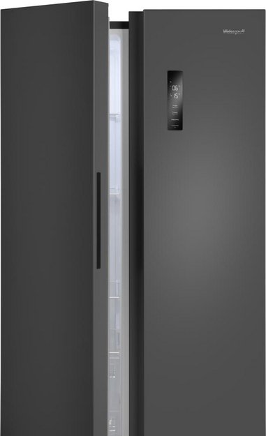 Отдельностоящий холодильник с инвертором Weissgauff WSBS 600 NoFrost Inverter Dark Grey (preview 12)