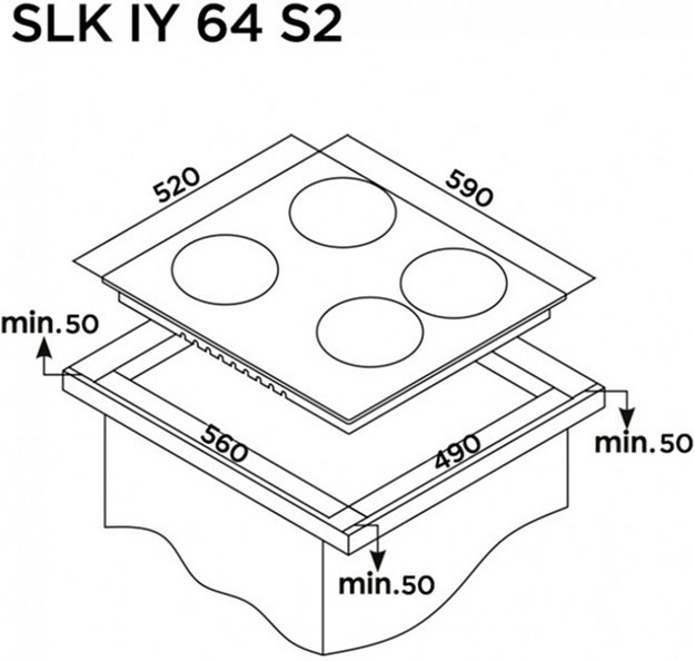 Индукционная варочная панель Schaub Lorenz SLK IY 64 S2 (preview 6)