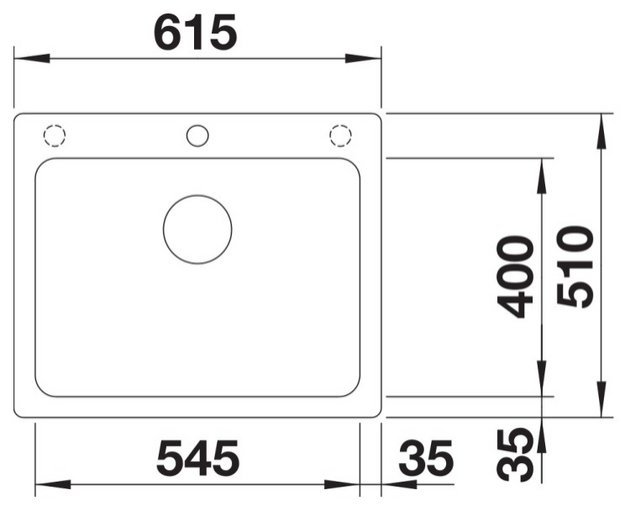 Мойка BLANCO NAYA 6 Silgranit белый (фото 2) Мойка BLANCO NAYA 6 Silgranit белый (preview 2)