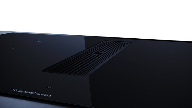 Индукционная варочная панель с вытяжкой Kuppersbusch KMI 9350.0 SR Black Velvet (preview 5)