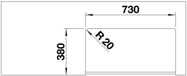Мойка BLANCO VILLAE Single глянцевый белый (preview 5)