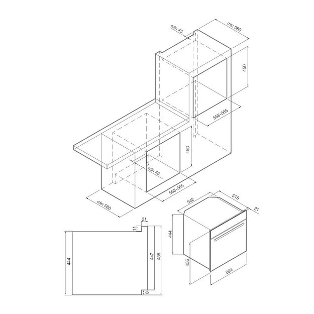 Духовой шкаф Graude BWG 45.0 S (preview 3)