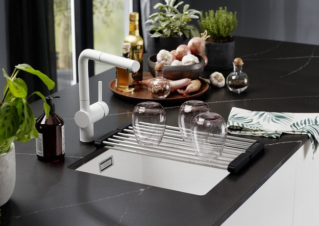 Мойка BLANCO SUBLINE 400-U Silgranit мягкий белый (preview 4)