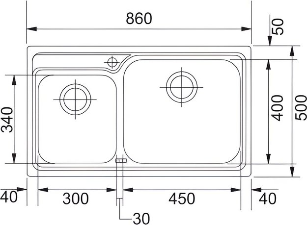 Мойка Franke GAX 620 нержавеющая сталь (preview 3)