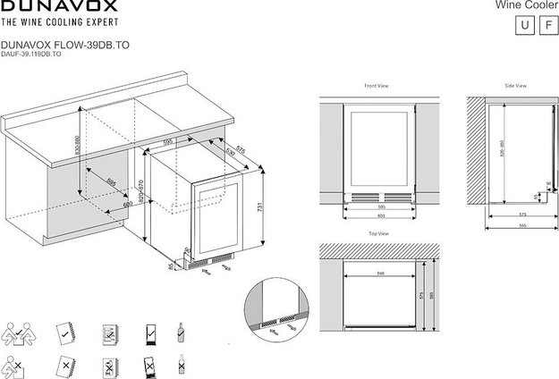 Винный шкаф Dunavox DAUF-39.119DOP.TO (preview 5)