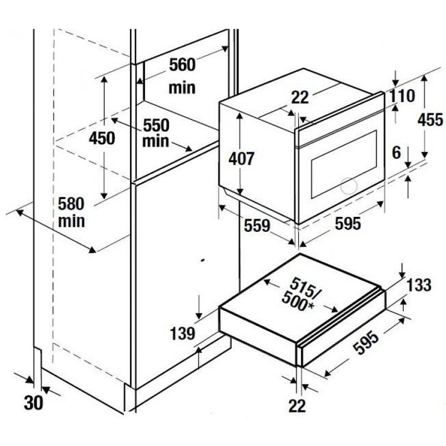 Встраиваемый подогреватель посуды Kuppersbusch CSW 6800.0 G7 Copper (фото 2) Встраиваемый подогреватель посуды Kuppersbusch CSW 6800.0 G7 Copper (preview 2)