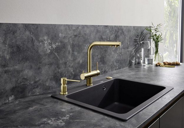 Дозатор для жидкого мыла Blanco Lato сатин темная сталь 527743 (preview 6)