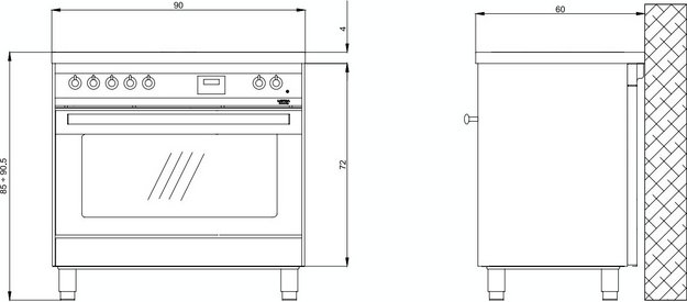 Варочный центр Lofra PNMG96WMFT/5I (preview 2)