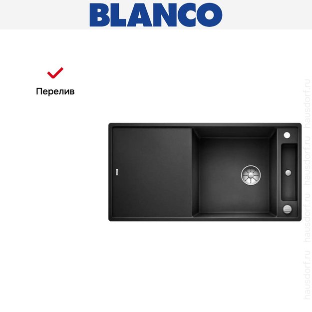 Мойка Blanco AXIA III XL 6 S доска стекло клапан-автомат InFino® антрацит (preview 5)