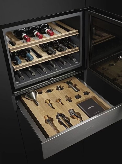 Холодильный шкаф для вина Smeg CVI318X (preview 7)