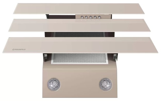 Вытяжка Maunfeld CASCADA TRIO 60 Glass DARK Beige (фото 6) Вытяжка Maunfeld CASCADA TRIO 60 Glass DARK Beige (preview 6)