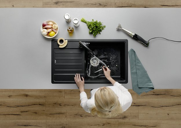 Смеситель Blanco MIDA-S 526146 Silgranit черный (preview 3)