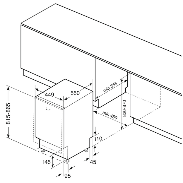 Встраиваемая посудомоечная машина KRONA BRENTA 45 BI V2 (preview 19)