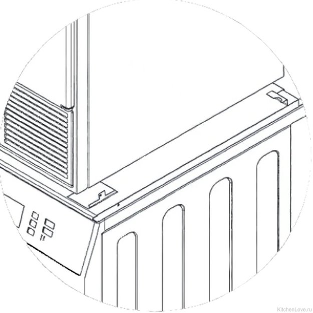 Монтажный комплект для установки в колонну Kuppersbusch 51028 (preview 1)